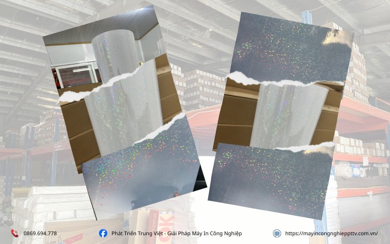 Tổng kho màng cán 7 màu hạt màu - vật tư quảng cáo của Phát Triển Trung Việt